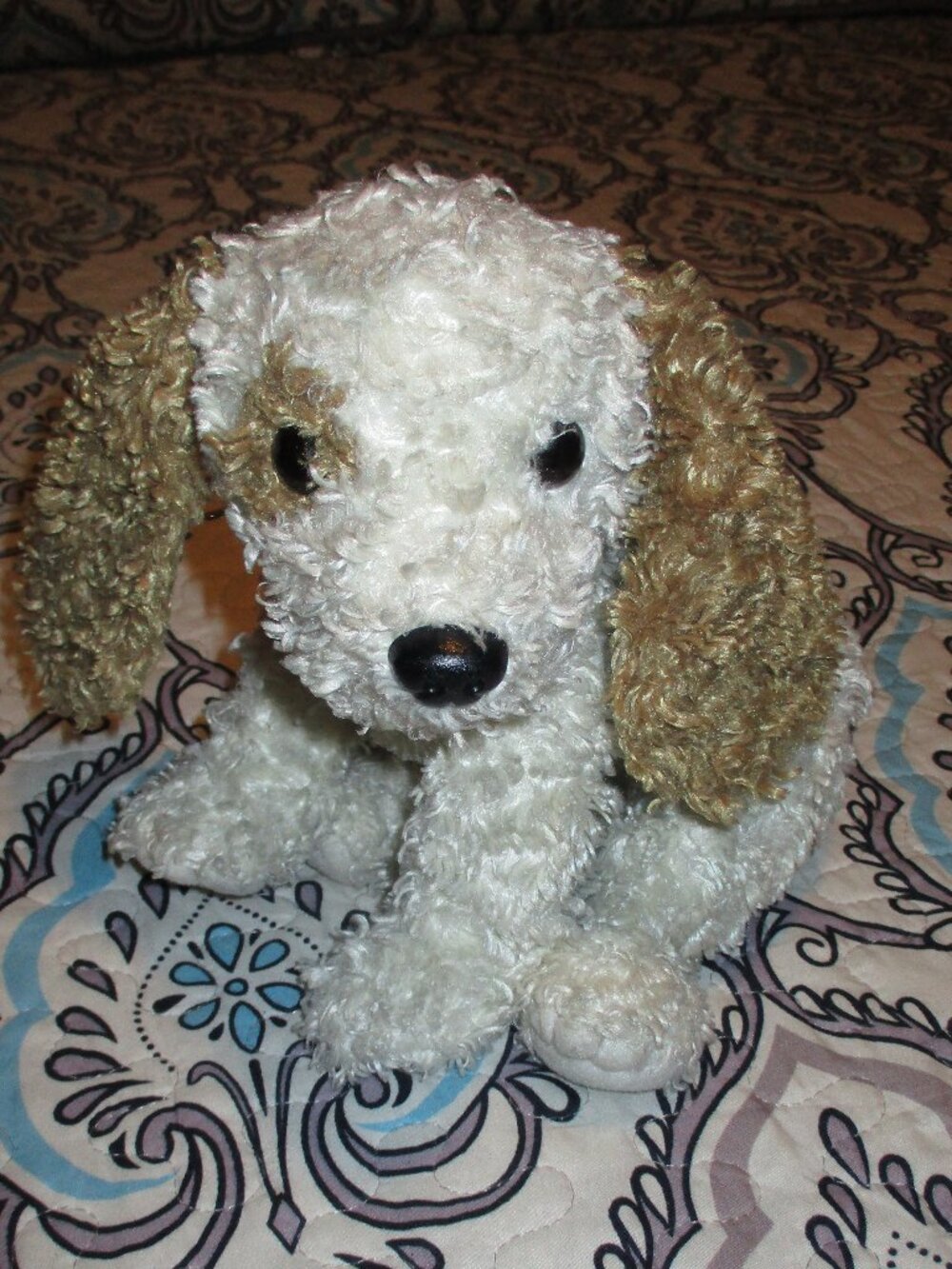 VTG Ty Classics 'Beasley' Spaniel Tan Dog Puppy Plush